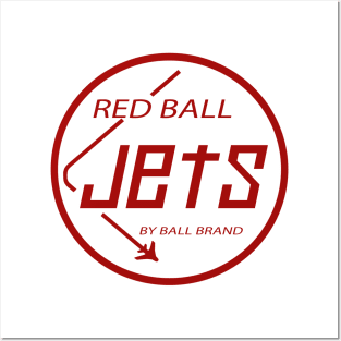 Red Ball Jets.  Sneakers Posters and Art